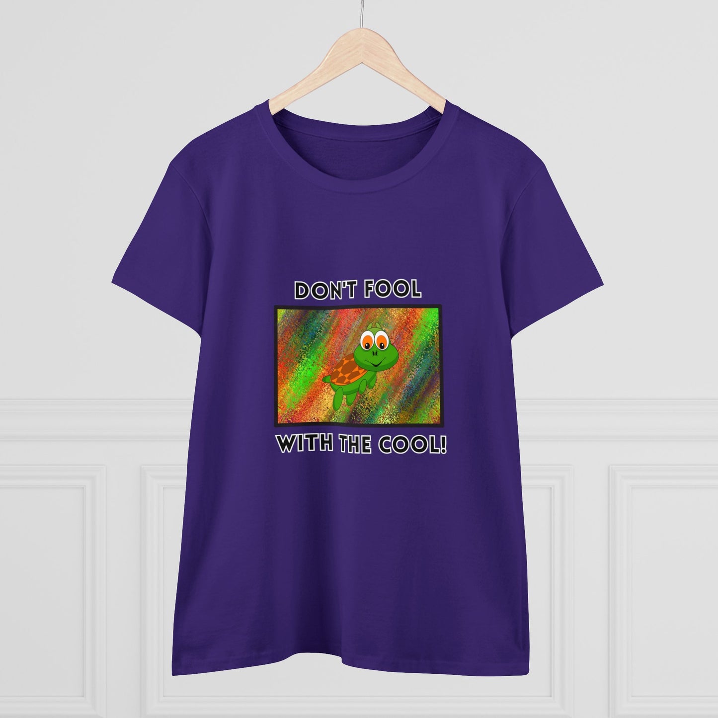 Turtle, Don't Fool With The Cool- Adult, Semi-fitted, T-shirt