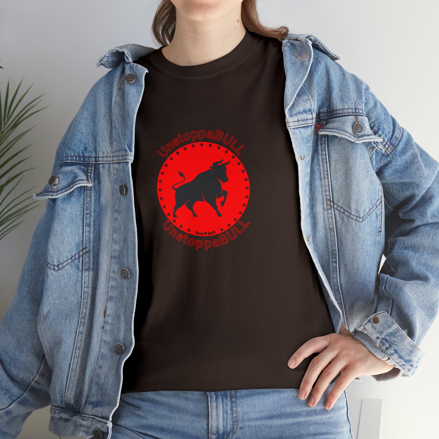 Bull, Unstoppable UnstoppaBULL, Animals- Adult, Heavy Cotton, T-Shirt