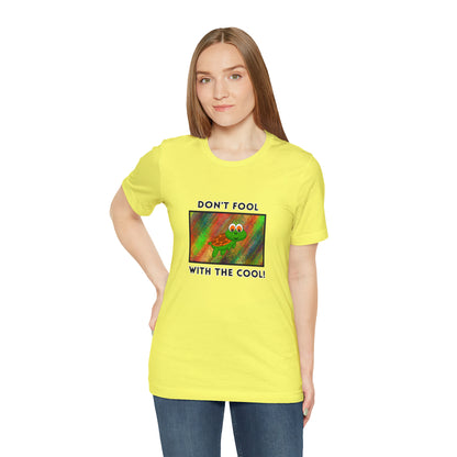 Turtle, Don't Fool With The Cool- Adult, Regular Fit, Soft Cotton, T-shirt