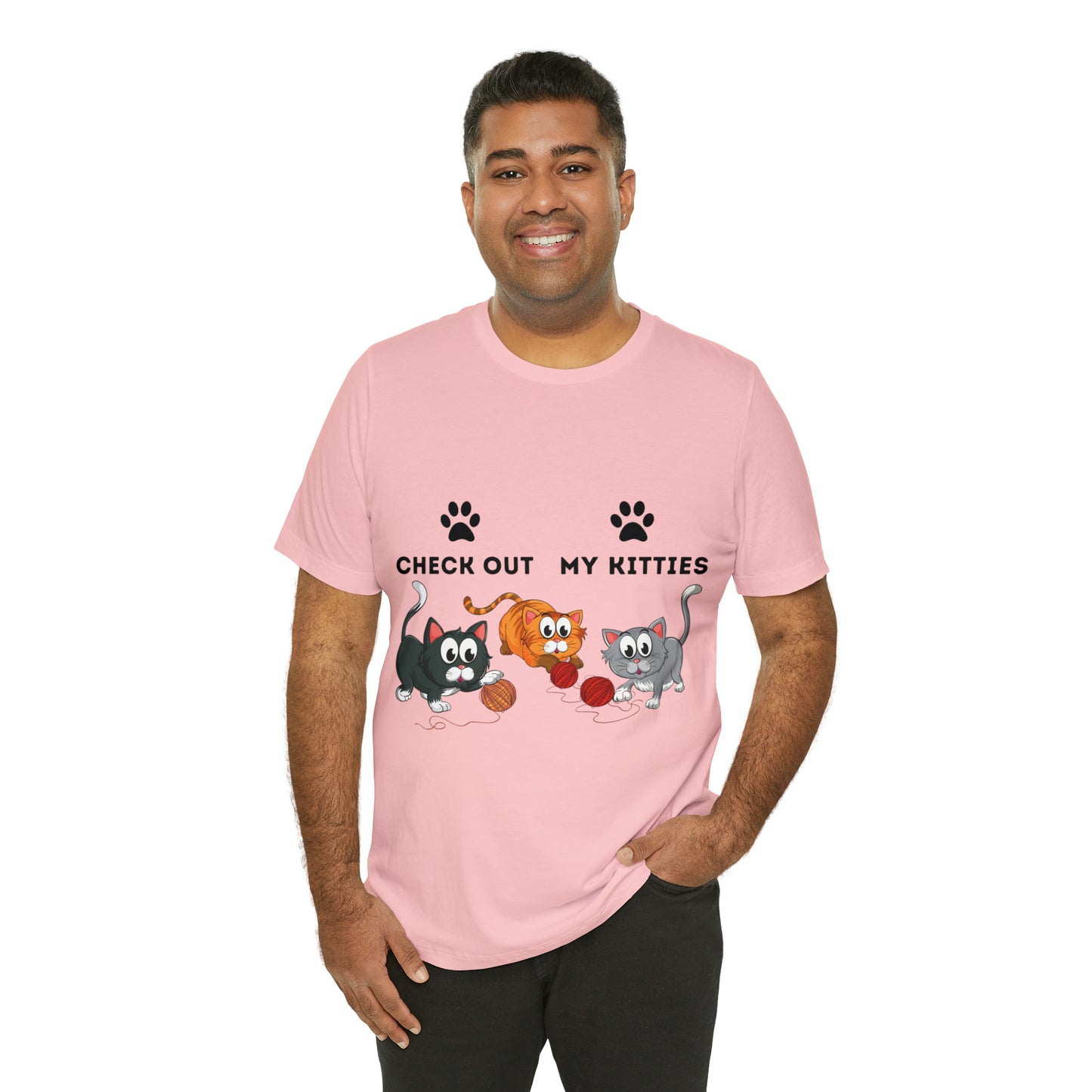 Kitty Cat T-Shirt / Check Out My Kitties Shirt / Unisex Jersey Short Sleeve Tee / Humorous Pet Clothes