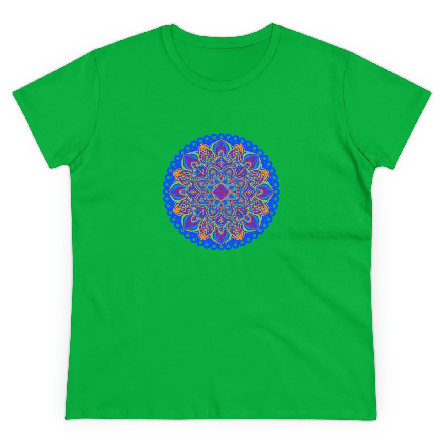 Art, Colorful, Nature, Flowers- Adult, Semi-fitted, T-shirt