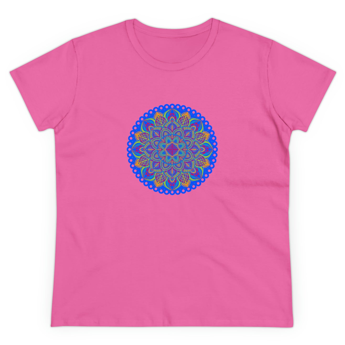 Art, Colorful, Nature, Flowers- Adult, Semi-fitted, T-shirt