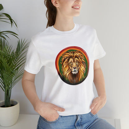 Lion, Animals, Feline (Wild Cats)- Adult- Adult, Regular Fit, Soft Cotton, Full Size Image, T-shirt