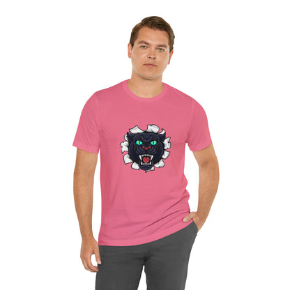 Holidays, Halloween, Animals, Felines, Sports, Football, Carolina Panthers - Adult, Regular Fit, Soft Cotton, T-shirt