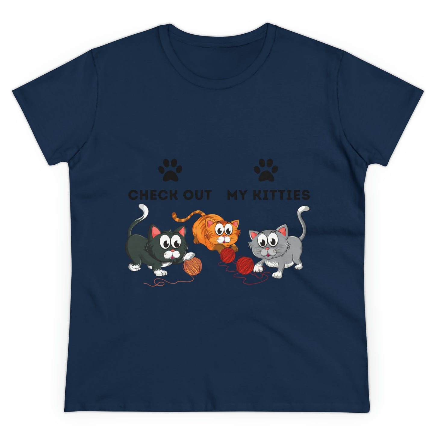 Kitty Cat T-Shirt / Check Out My Kitties Shirt / Unisex Jersey Short Sleeve Tee / Humorous Pet Clothes