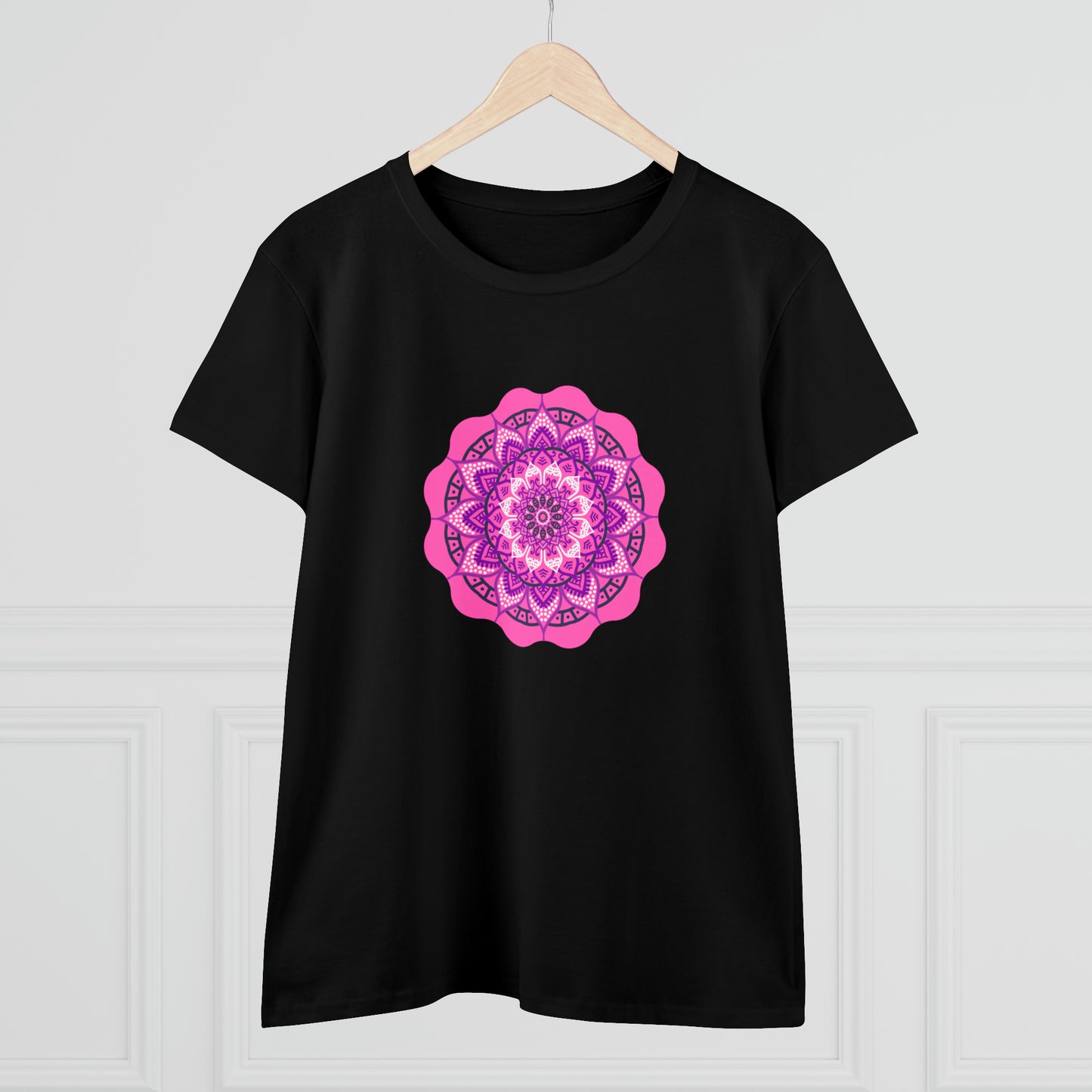 Colorful, Art, Nature, Flowers- Adult, Semi-fitted, T-shirt