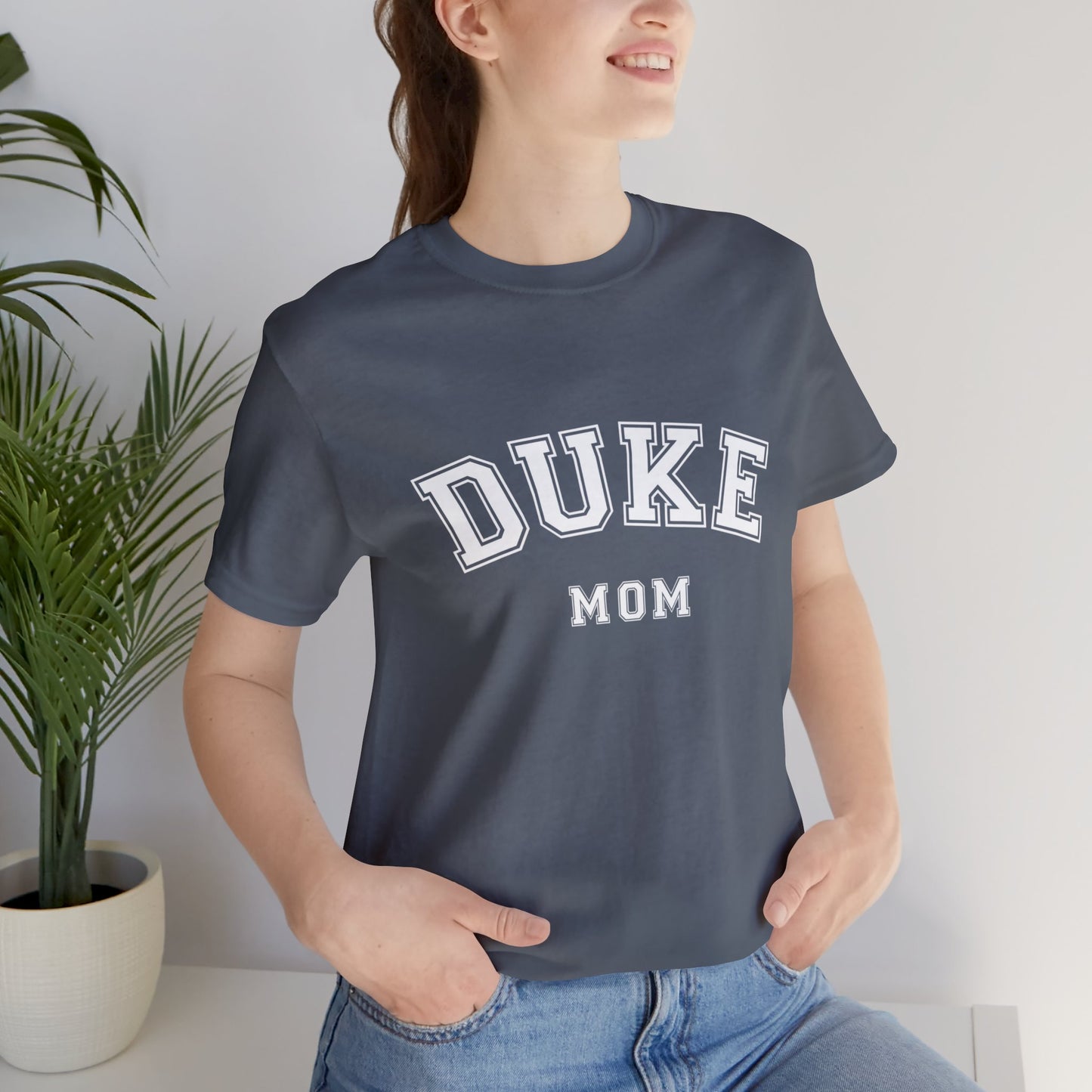 DUKE Mom, parent shirt- Adult, Regular Fit, Soft Cotton, T-shirt