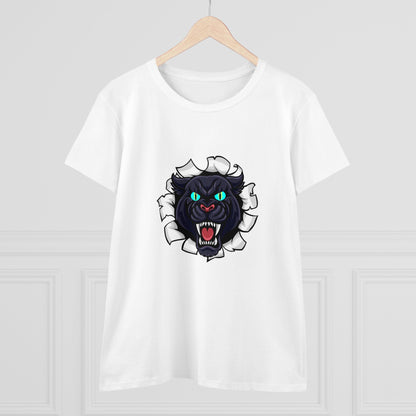 Holidays, Halloween, Animals, Felines, Sports, Football, Carolina Panthers- Adult, Semi-fitted, Smaller Size Image, T-shirt