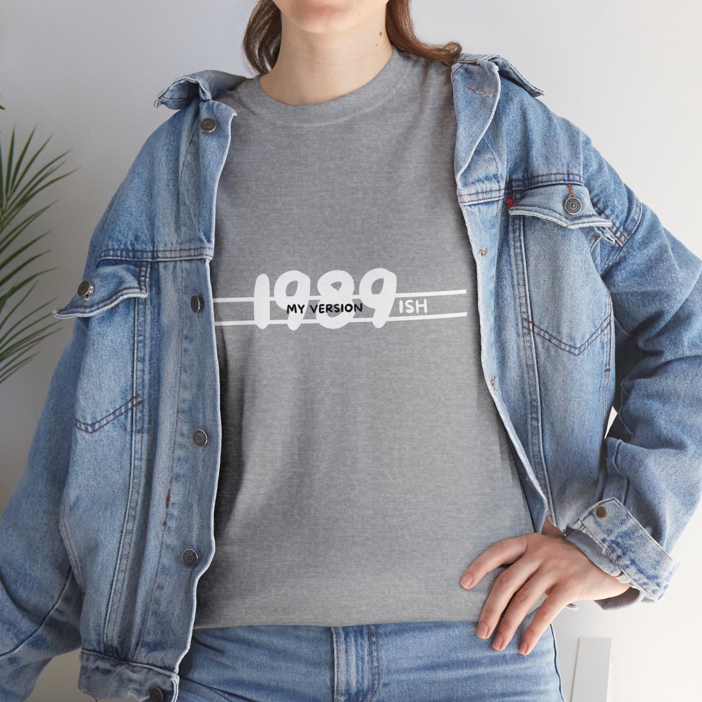 Your Own 1989 Version T-shirt-Adult, Unisex Heavy Cotton Tee