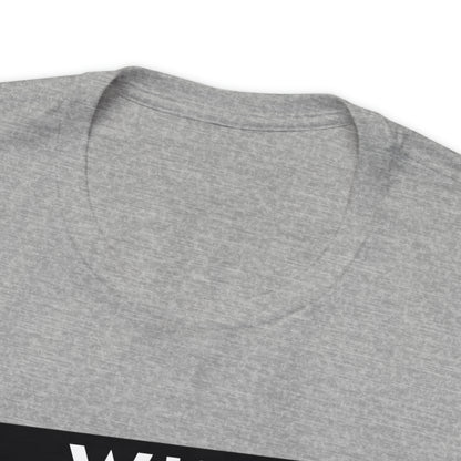 Bird, Who Me? Owl- Adult, Unisex Jersey Short Sleeve Tee, T-shirt