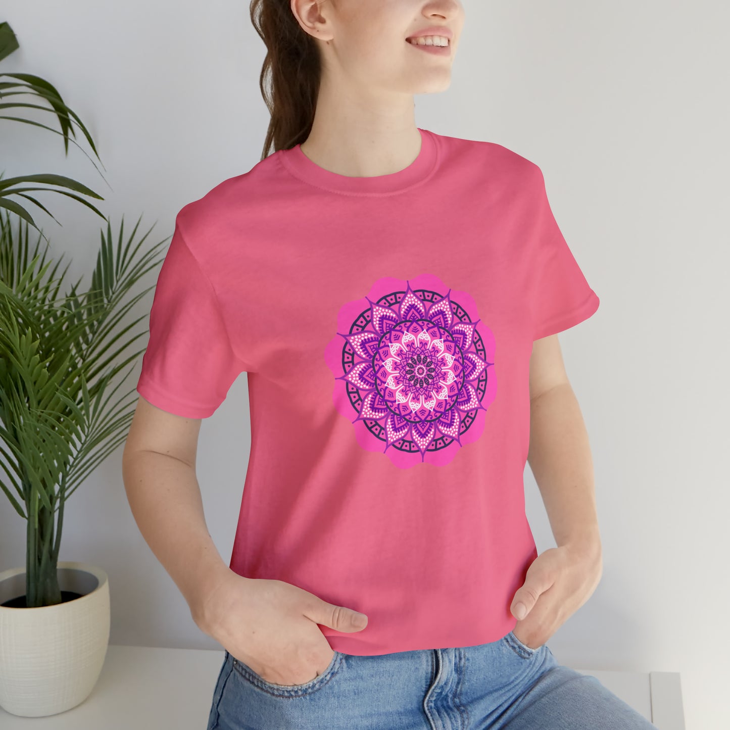 Art, Colorful, Nature, Flowers- Adult, Regular Fit, Soft Cotton,  T-shirt