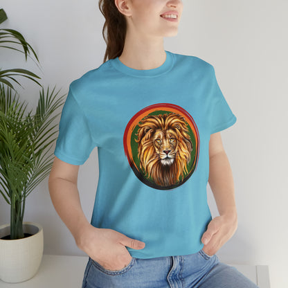 Lion, Animals, Feline (Wild Cats)- Adult- Adult, Regular Fit, Soft Cotton, Full Size Image, T-shirt