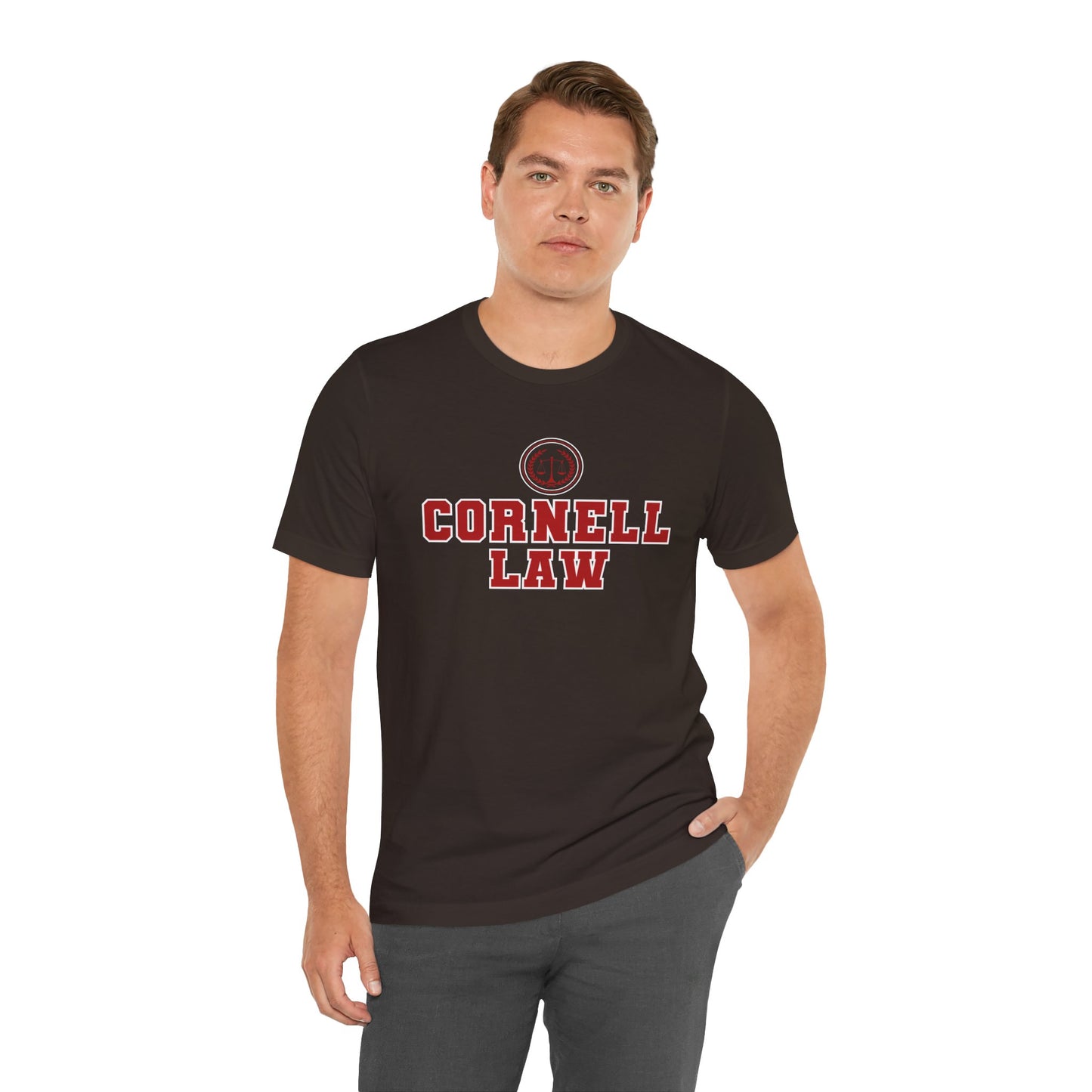 Cornell University Law School- Adult, Regular Fit, Soft Cotton, T-shirt