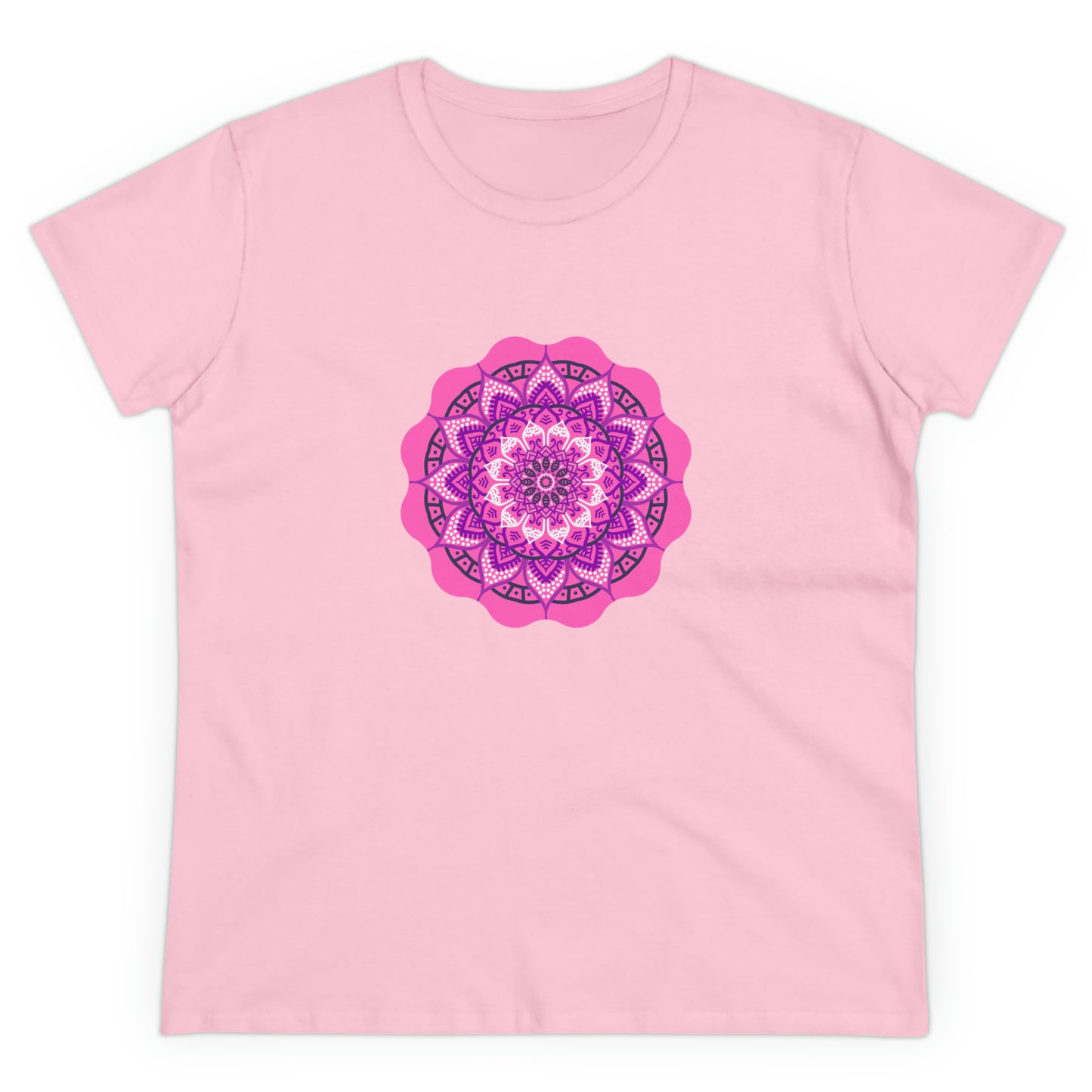 Colorful, Art, Nature, Flowers- Adult, Semi-fitted, T-shirt