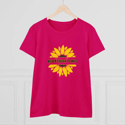 Nature, Plants, Flowers, Garden, Never Enough Plants, Sunflowers- Adult, Semi-fitted, T-shirt