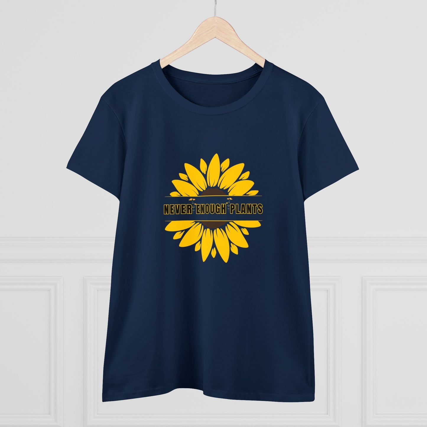 Nature, Plants, Flowers, Garden, Never Enough Plants, Sunflowers- Adult, Semi-fitted, T-shirt