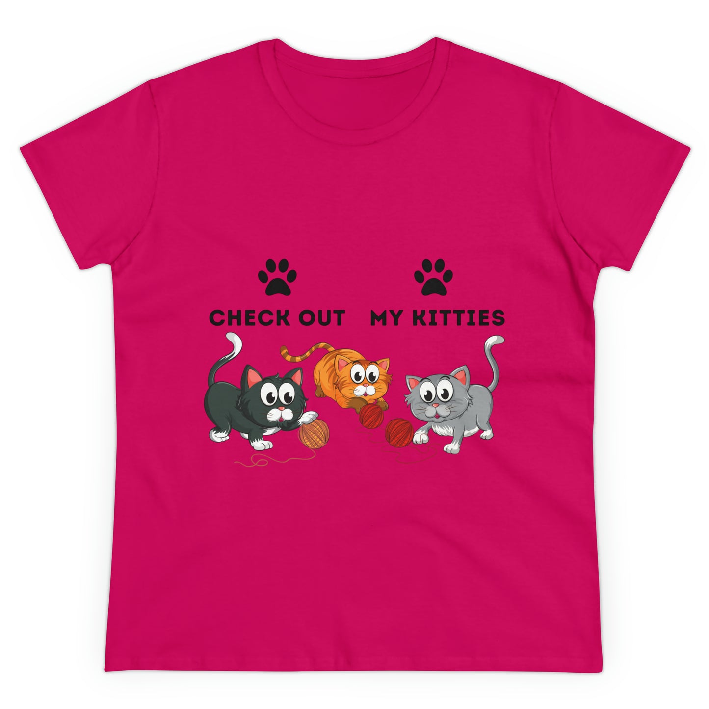 Kitty Cat T-Shirt / Check Out My Kitties Shirt / Unisex Jersey Short Sleeve Tee / Humorous Pet Clothes