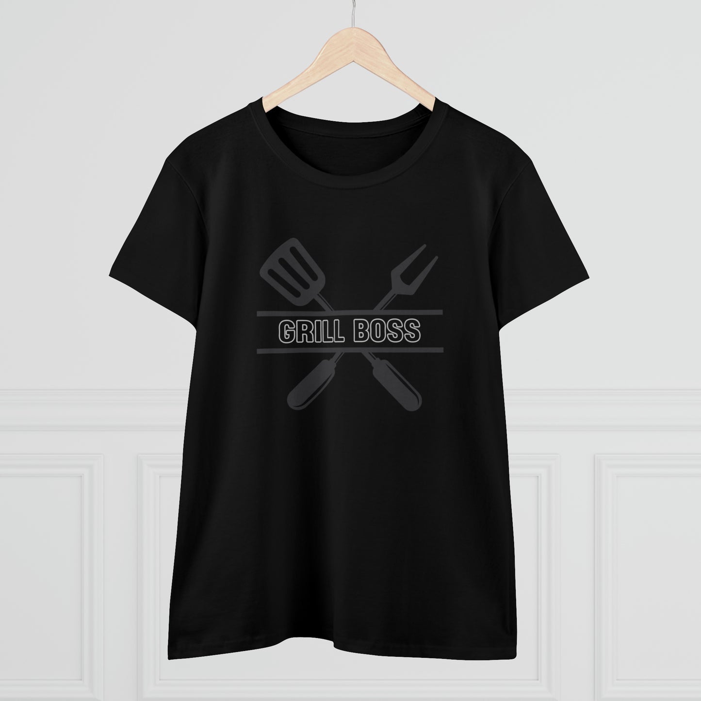 Hobby, Interests, Grilling, Family, Dad, Mom- Adult, Semi-fitted, T-shirt