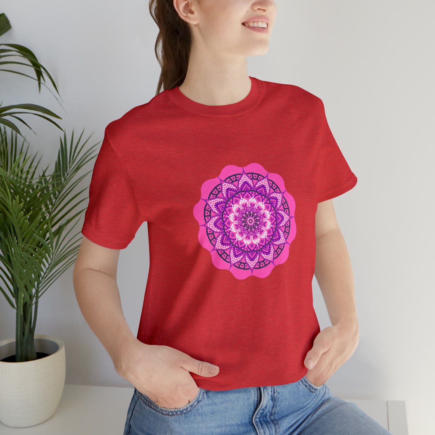 Art, Colorful, Nature, Flowers- Adult, Regular Fit, Soft Cotton,  T-shirt