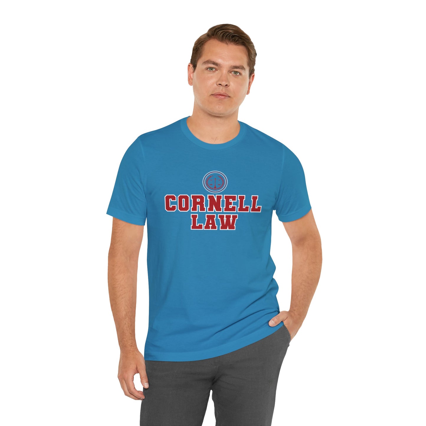 Cornell University Law School- Adult, Regular Fit, Soft Cotton, T-shirt