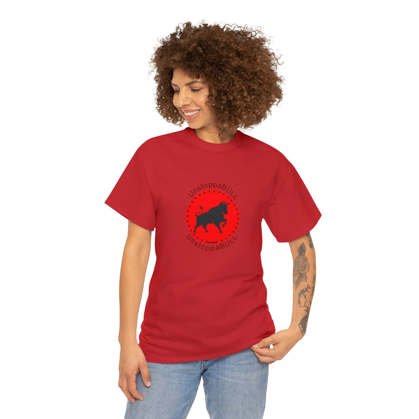 Bull, Unstoppable UnstoppaBULL, Animals- Adult, Heavy Cotton, T-Shirt