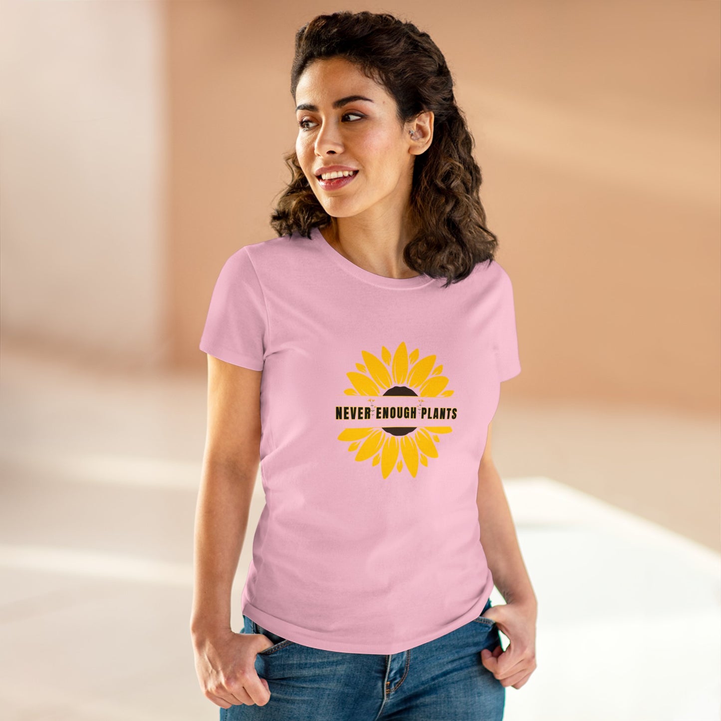 Nature, Plants, Flowers, Garden, Never Enough Plants, Sunflowers- Adult, Semi-fitted, T-shirt