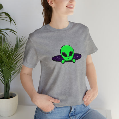 Fantasy, Alien Portal, Sci-fi, Aliens- Adult, Regular Fit, Soft Cotton, T-shirt