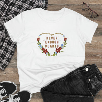 Nature, Plants, Never Enough Plants, Flowers- Adult, Semi-fitted, T-shirt