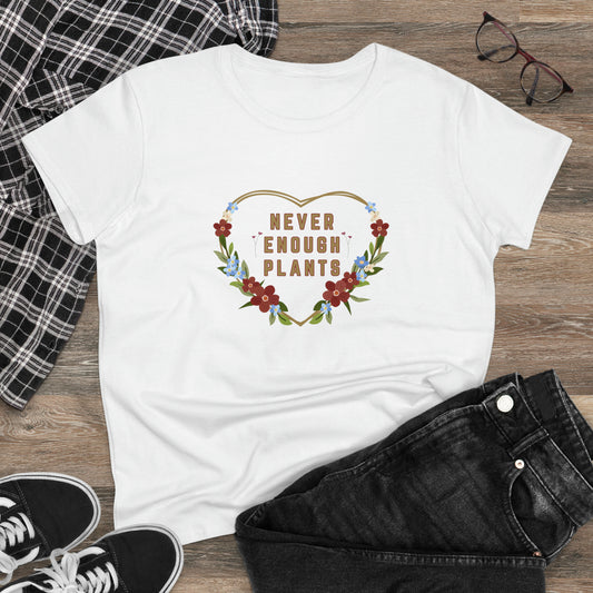 Nature, Plants, Never Enough Plants, Flowers- Adult, Semi-fitted, T-shirt