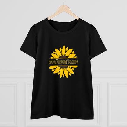 Nature, Plants, Flowers, Garden, Never Enough Plants, Sunflowers- Adult, Semi-fitted, T-shirt