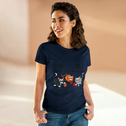 Kitty Cat T-Shirt / Check Out My Kitties Shirt / Unisex Jersey Short Sleeve Tee / Humorous Pet Clothes