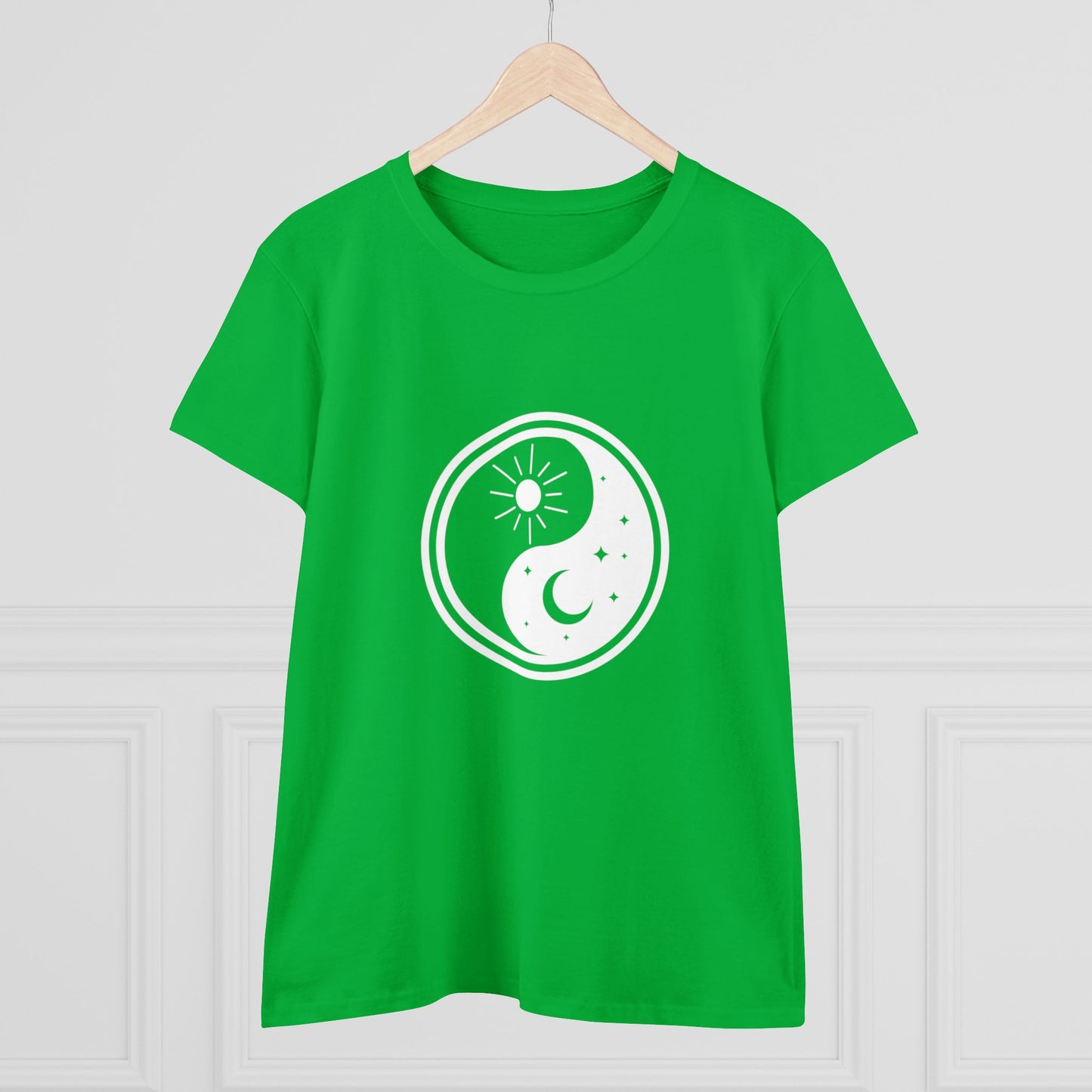 Symbol, Ying Yang, Sun and Moon - Adult, Semi-fitted, T-shirt