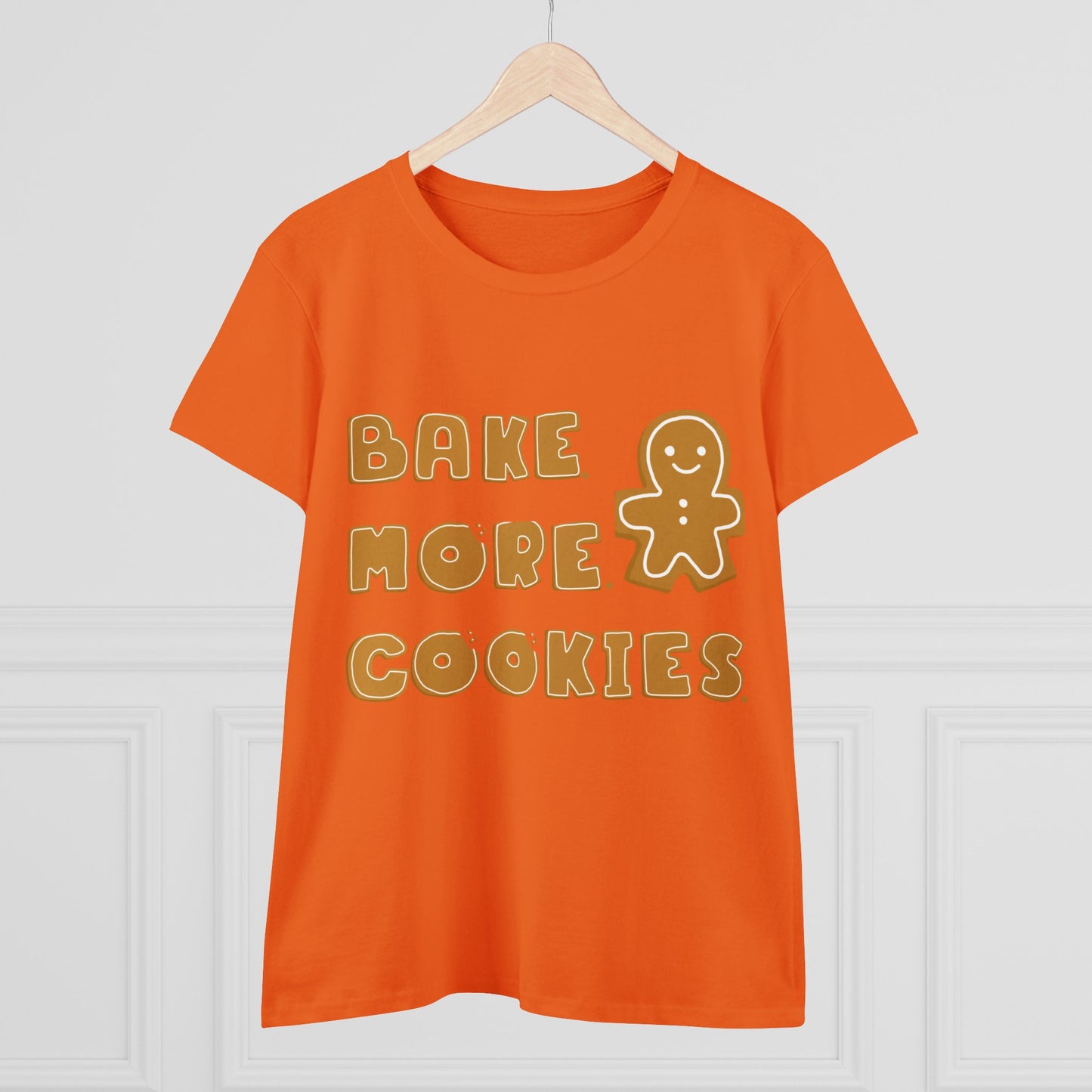 Hobby, Interests, Baking, Bake More Cookies Gingerbread, Things, Food- Adult, Semi-fitted, T-shirt