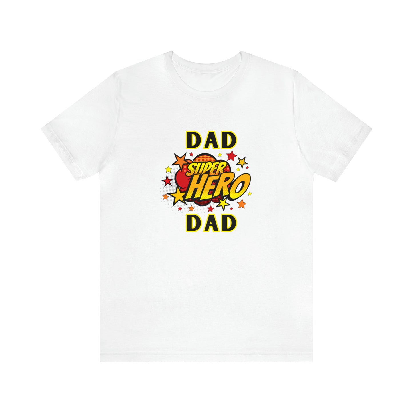 Family, Dad, Superhero, Positive- Adult, Regular Fit, Soft Cotton, T-shirt