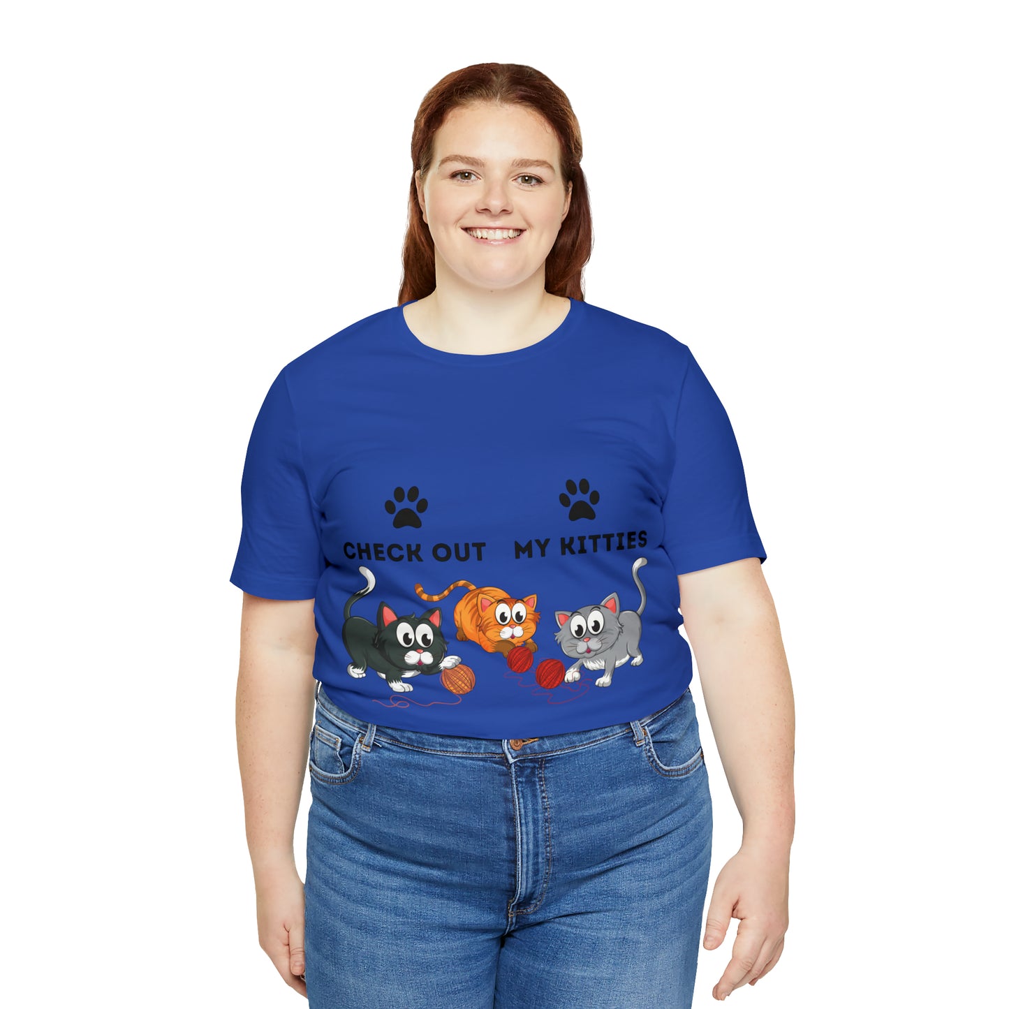 Kitty Cat T-Shirt / Check Out My Kitties Shirt / Unisex Jersey Short Sleeve Tee / Humorous Pet Clothes