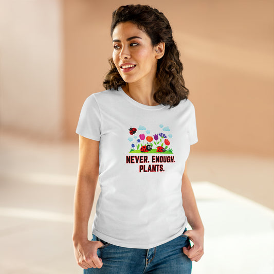 Nature, Plants, Never Enough Plants, Ladybug, Bug- Adult, Semi-fitted, T-shirt