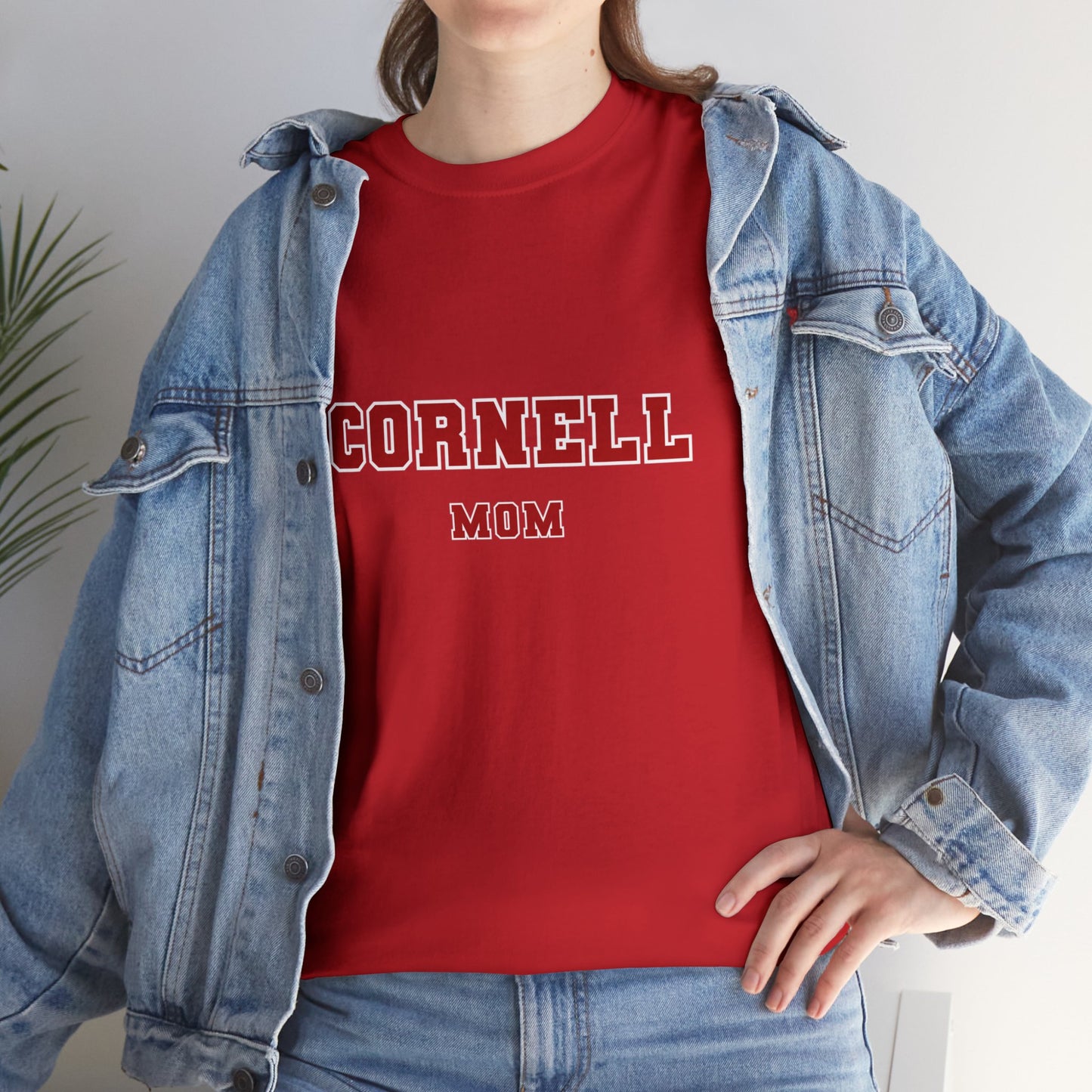 Cornell Mom, parent shirt T-shirt-Unisex Heavy Cotton Tee