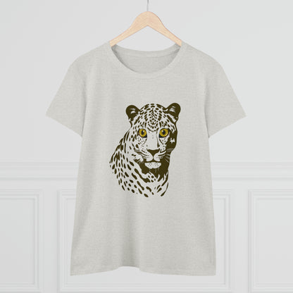Animals, Big Cats, Leopard, Cheetah, Nature- Adult, Semi-fitted T-shirt