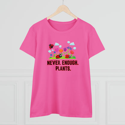 Nature, Plants, Never Enough Plants, Ladybug, Bug- Adult, Semi-fitted, T-shirt