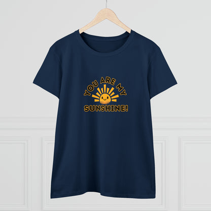 Positive, You Are My Sunshine, Happiness- Adult, Semi-fitted, Smaller Size Image, T-shirt