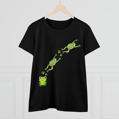 Frog Crossing- Adult, Semi-fitted, T-shirt
