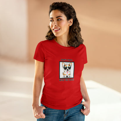 Dog, Don't Fool With The Cool, Animals- Adult, Semi-fitted, T-shirt