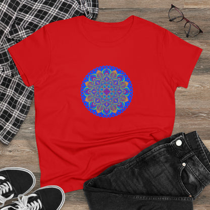 Art, Colorful, Nature, Flowers- Adult, Semi-fitted, T-shirt