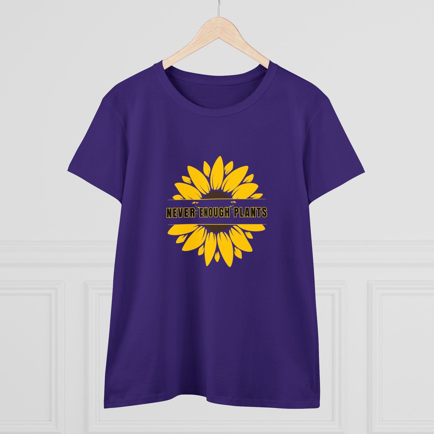 Nature, Plants, Flowers, Garden, Never Enough Plants, Sunflowers- Adult, Semi-fitted, T-shirt
