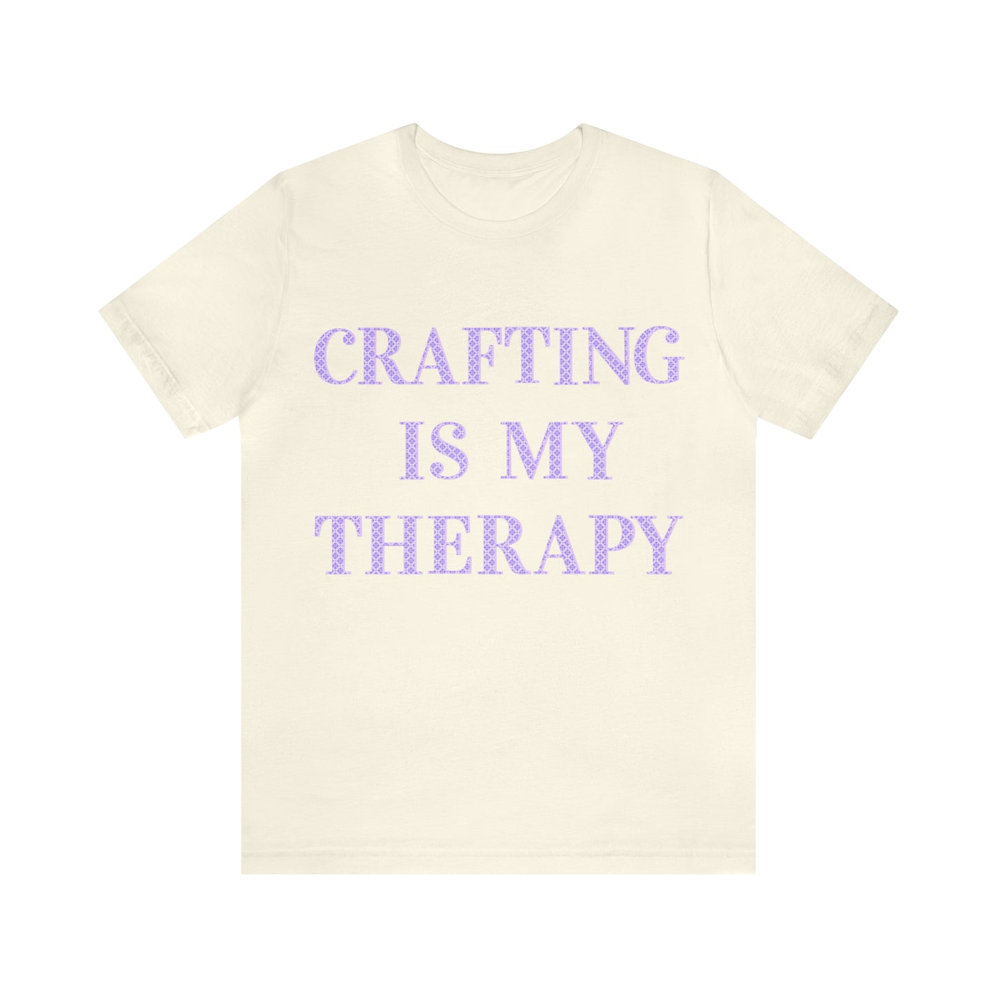 Crafting Is My Therapy- Adult, Regular Fit, Soft Cotton, T-shirt