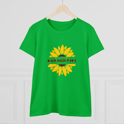 Nature, Plants, Flowers, Garden, Never Enough Plants, Sunflowers- Adult, Semi-fitted, T-shirt