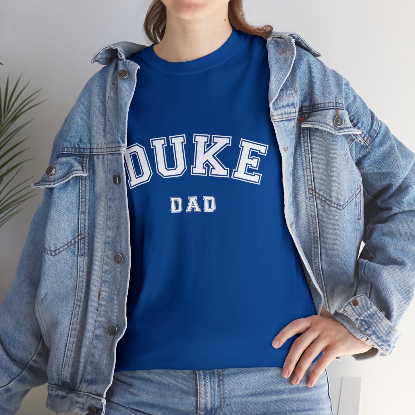 DUKE Dad, parent shirt T-shirt-Adult, Unisex Heavy Cotton Tee