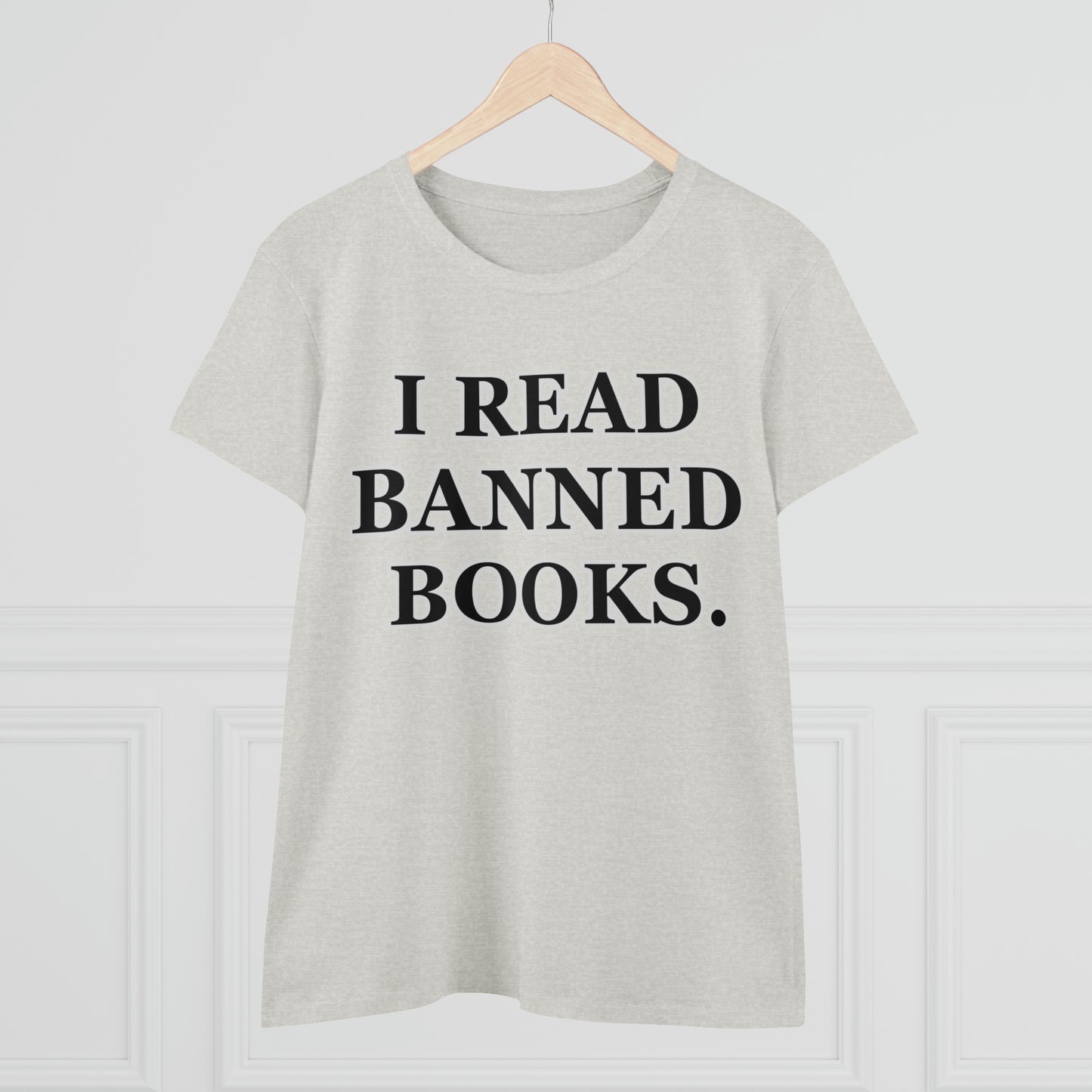 Reading, I Read Banned Books, Things, Books- Adult, Semi-fitted, Full Size Image, T-Shirt