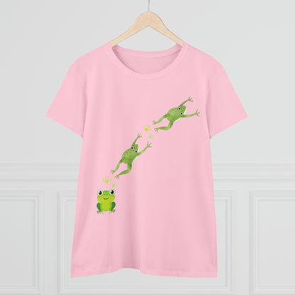 Frog Crossing- Adult, Semi-fitted, T-shirt