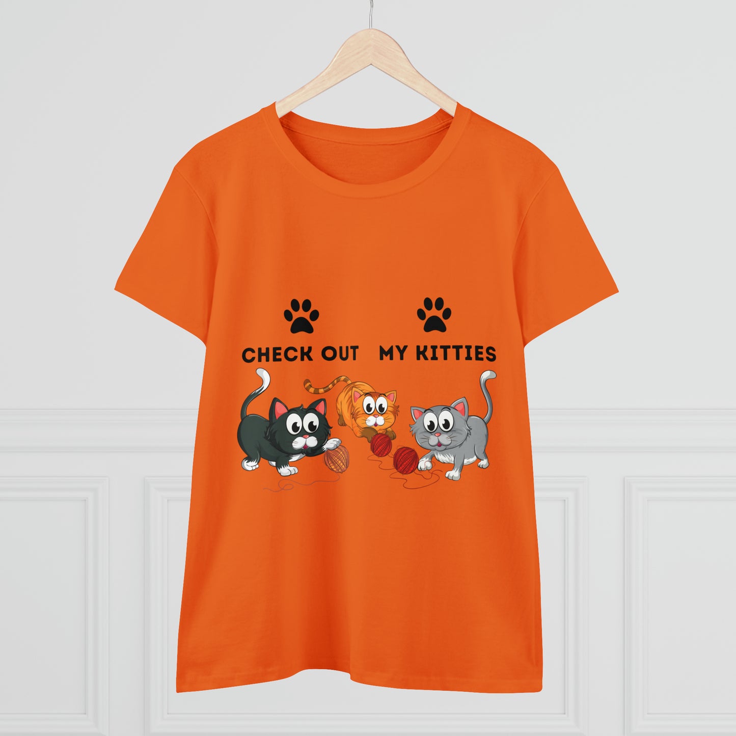 Kitty Cat T-Shirt / Check Out My Kitties Shirt / Unisex Jersey Short Sleeve Tee / Humorous Pet Clothes